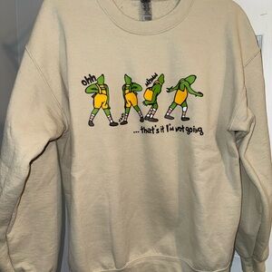 Grinch Gildan Beige Graphic Crewneck